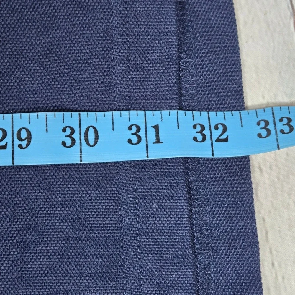 J Crew Mens Long Sleeve Polo Shirt Navy Blue XXL Tall Cotton Made in Vietnam‎